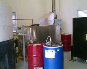 chemicals being injected into evap