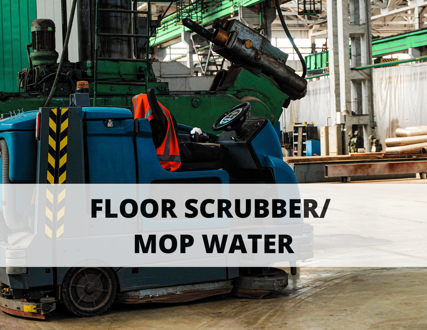 Floor Scrubber Mop Water Waste Water Removal